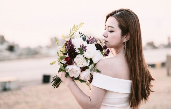 modern wedding hairstyle