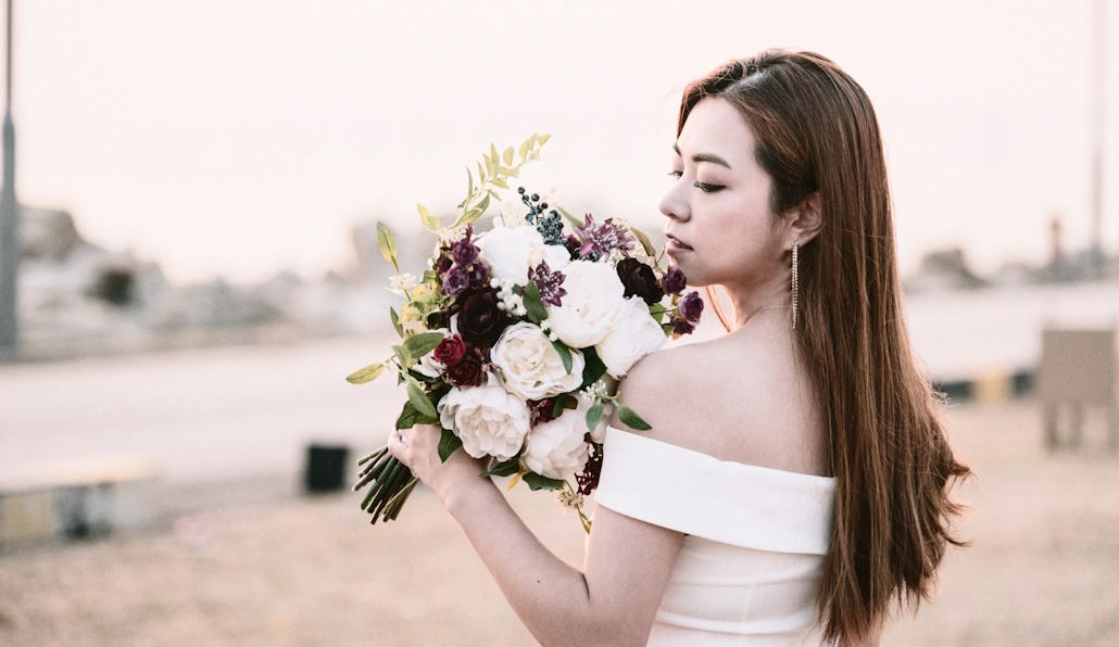 modern wedding hairstyle